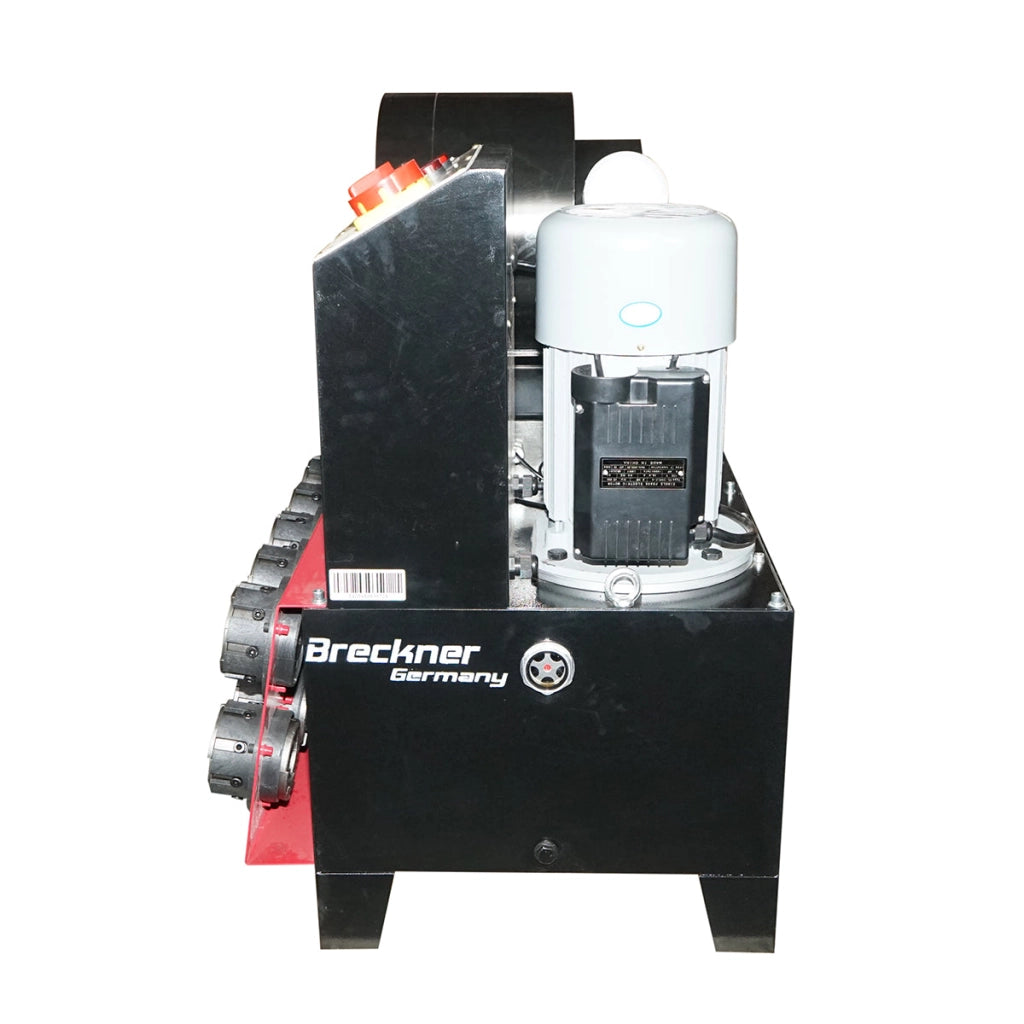 PRESSATUBI OLEODINAMICI PRESSA PER CRIMPARE TUBI OLEODINAMICI ALTA PRESSIONE PER TUBI 6-51MM 220V 3KW CON CAMBIO RAPIDO BRECKNER GERMANY