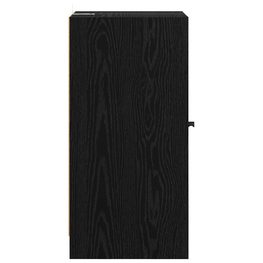 Credenza-Buffet-Armadio da cucina Rovere nero 35 x 37 x 76 cm Legno multistrato