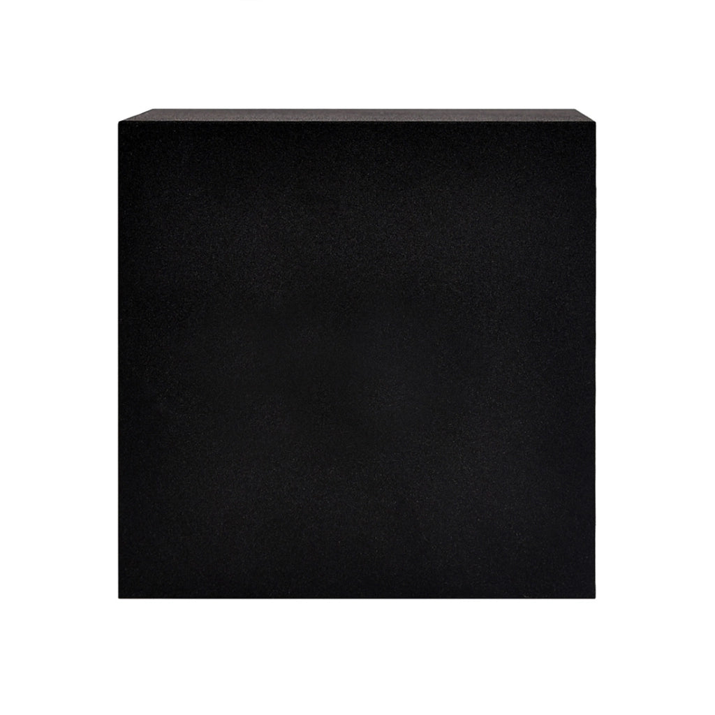 APPLIQUE LED CUBO NERO 10W LUCE FREDDA 6500K° CON DOPPIA EMISSIONE - DESIGN MODERNO IP65 PER ESTERNI
