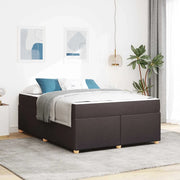 Struttura del letto Marrone Scuro 160 x 200 cm Tessuto 3399366