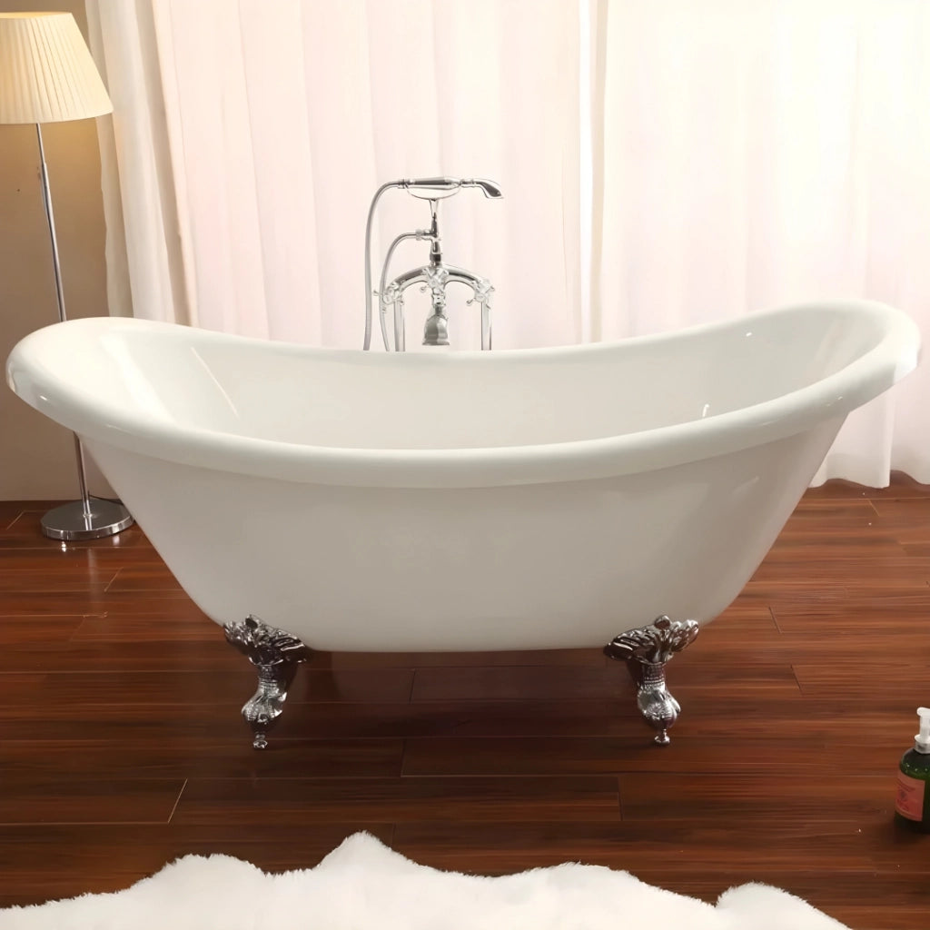Vasca da bagno free standing da centro stanza con piedini cm 175 *** confezione 1