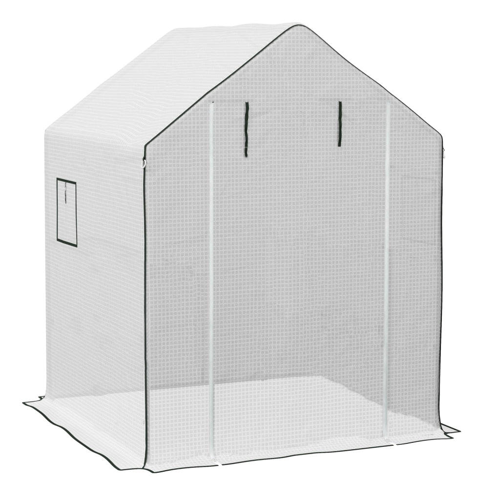 Copertura sostitutiva per serra PE bianca 140x143x190 cm