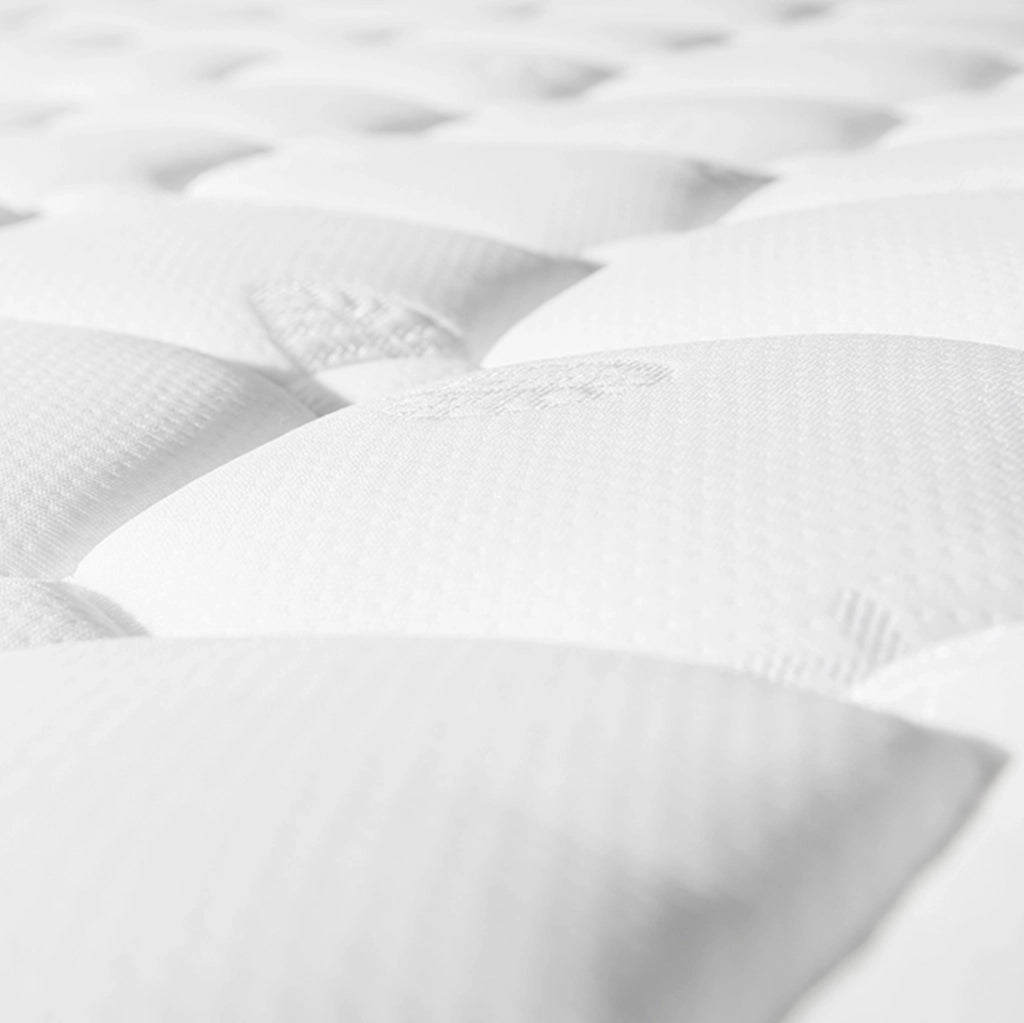 Letto imbottito 140x200 cm con 4 cassetti, materasso e testiera regolabile grigio