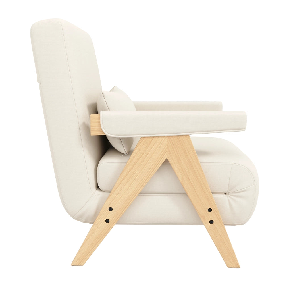 Poltrona Letto Singola Pieghevole ¨C MINIMAL ¨C Tessuto Imbottito