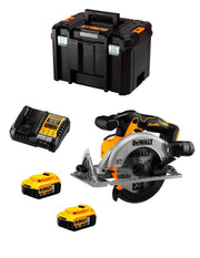 Scie Circulaire DeWALT DCS565P2T (2 x 5,0 Ah + DCB1104 + TSTAK VI)
