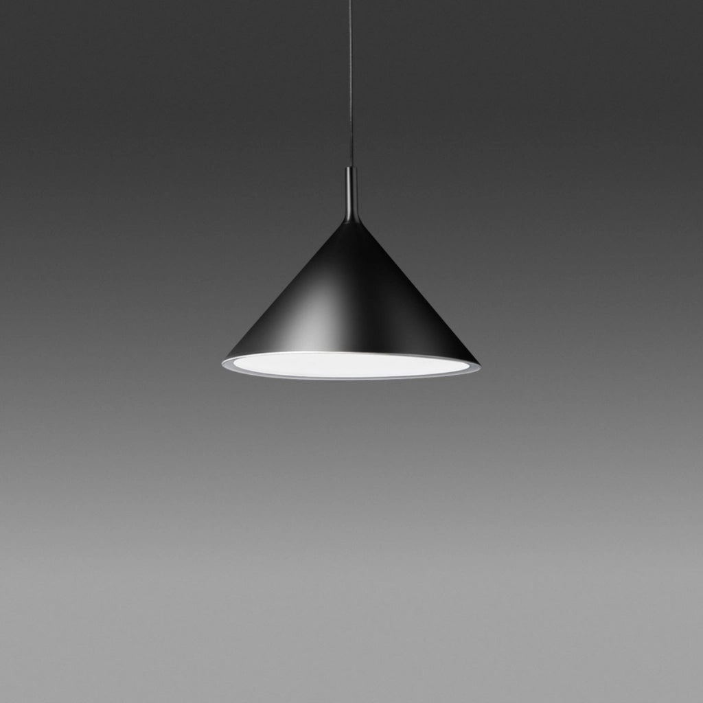 Lampada a Sospensione Barbie S/P Nero Opaco, Attacco E27, Max 60W, Struttura in Alluminio per Interni - Gea Luce