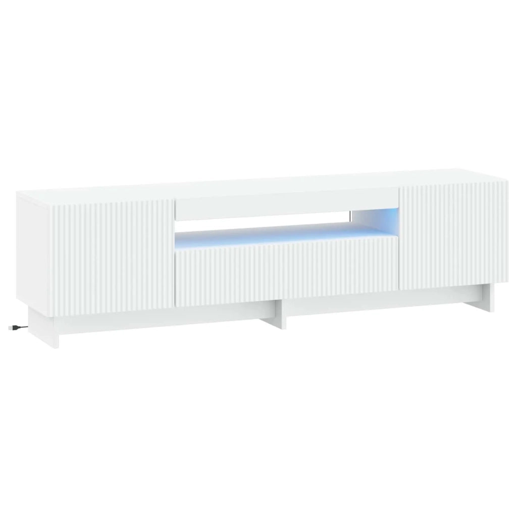 Mobile TV LED Bianco Legno ingegnerizzato 896025