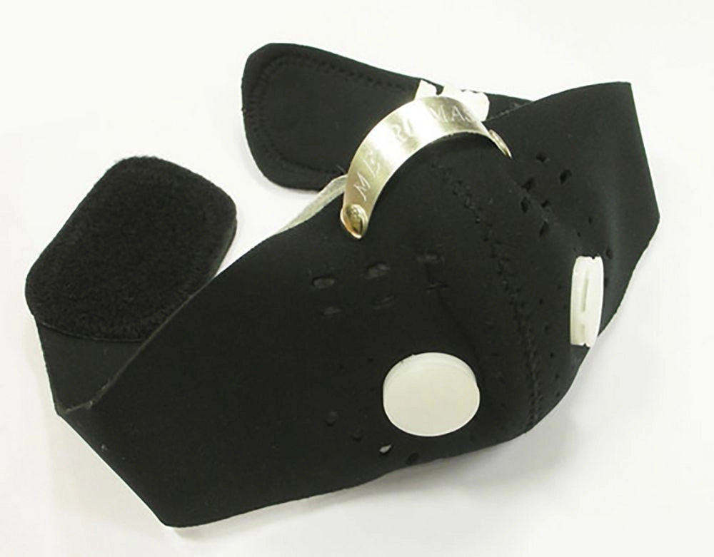 Mascherina antismog anatomica con filtro e chiusura velcro