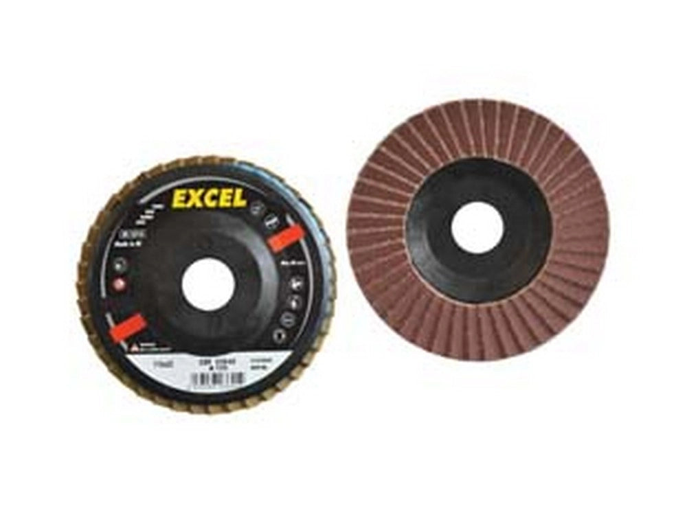 10pz dischi lamellari da sgrosso al corindone - ø mm.115 foro 22 grana 80 cod:ferx.fer148023