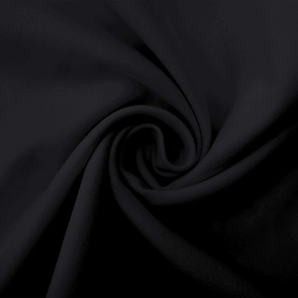 Asciugamani Sportivi 2 pz | Teli per bagno Nero 180 x 90 cm