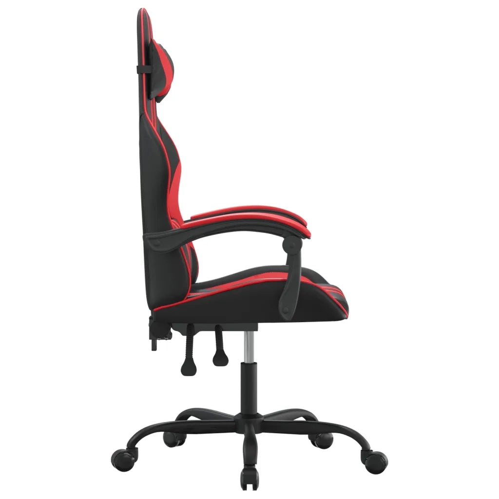 Sedia da Gaming Nera e Rossa in Similpelle 3143819