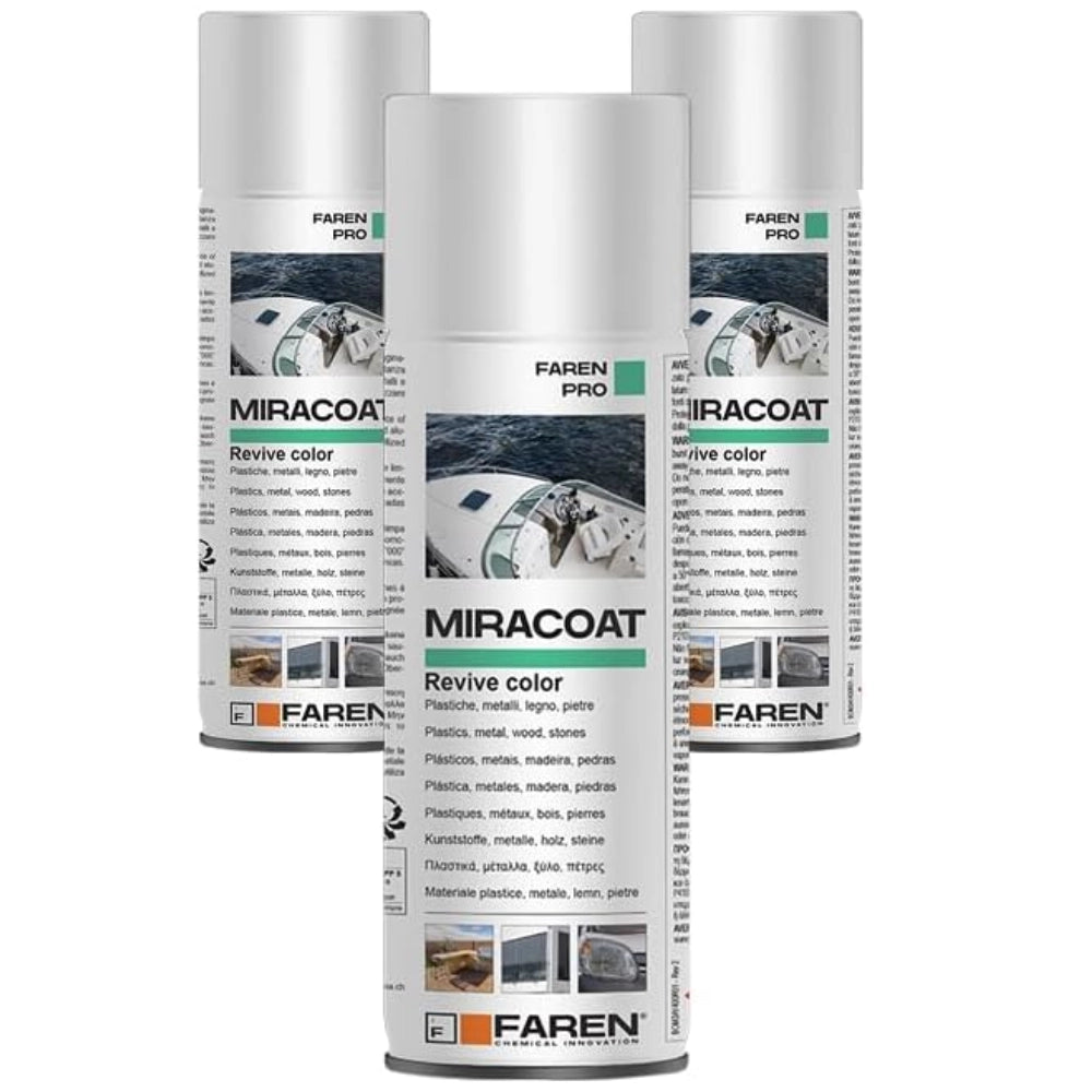 Faren miracoat s spray protettivo rigenerante ravviva colore 400 ml 3 pezzi