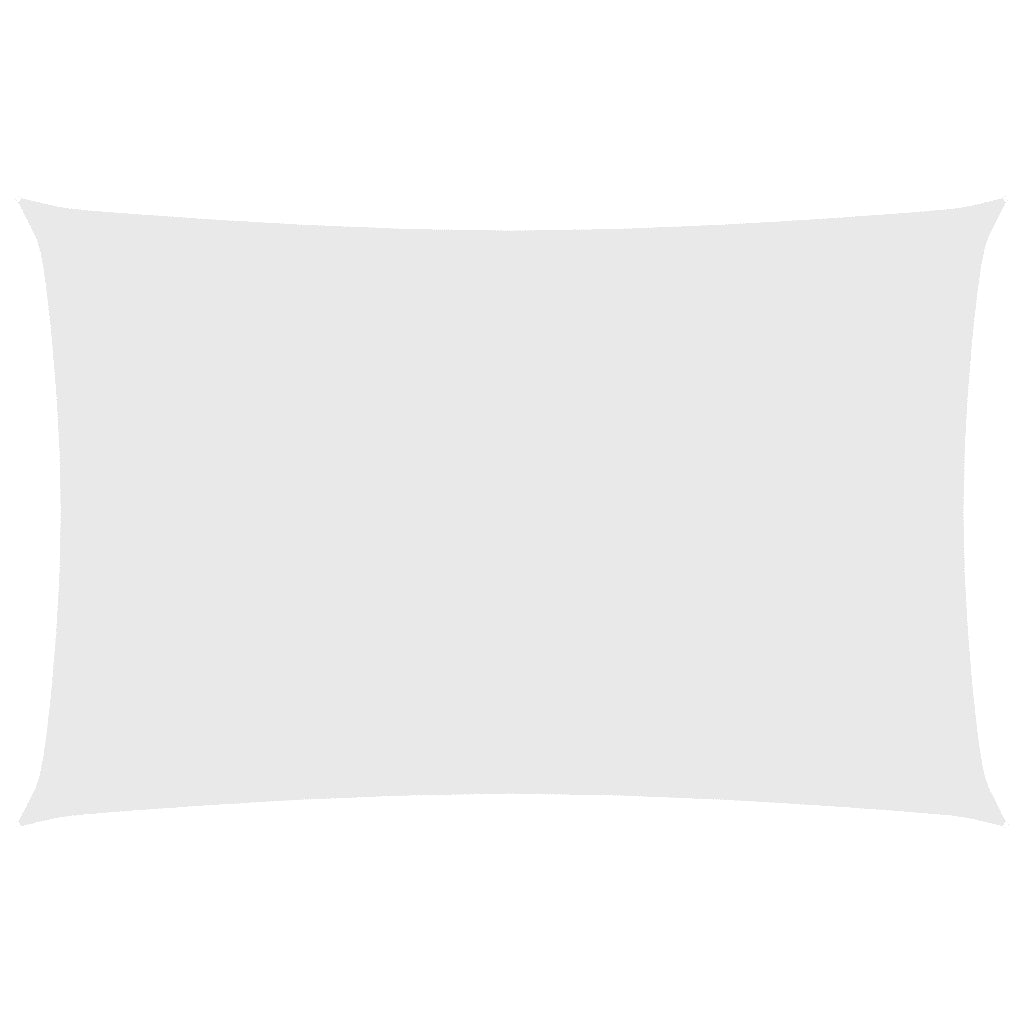 Parasole a Vela Oxford Rettangolare 4x7 m Bianco 135273