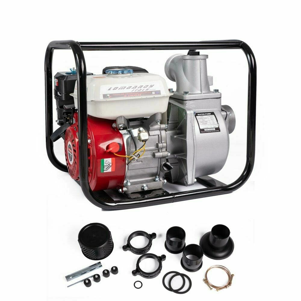 Motopompa autoadescante a scoppio acque torbide 163 cc 4T 6,5 Hp 60.000l/h