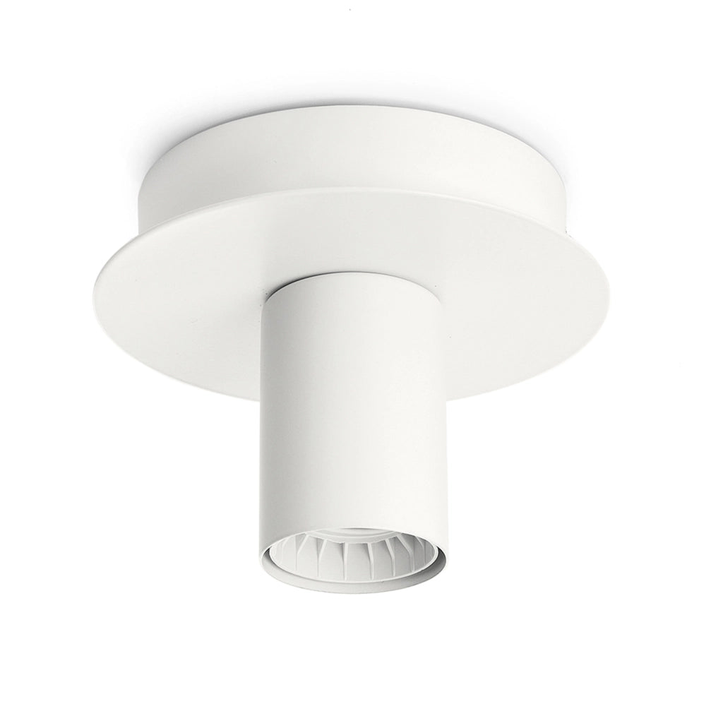 Plafoniera Contemporanea Up And Down Metallo Bianco 1 Luce E27