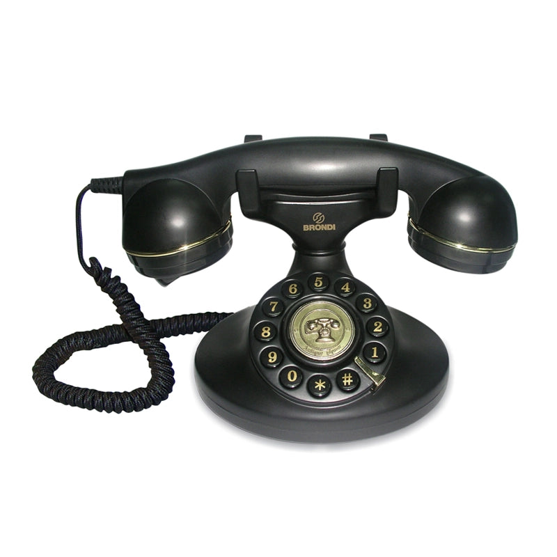 BRONDI VINTAGE 10 (NERO) - TELEFONO CORDED - DESIGN RETRO