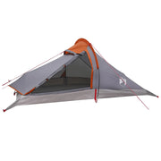 Tenda da backpacking Grigio e arancione 4 persone