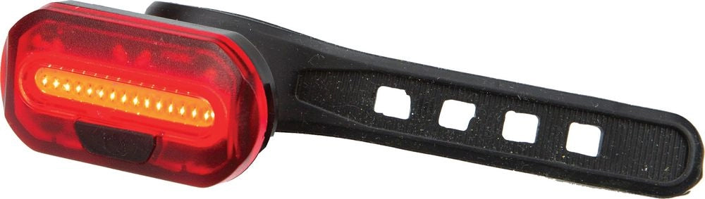 Fanale posteriore bici quondici LED rossi aggancio al telaio
