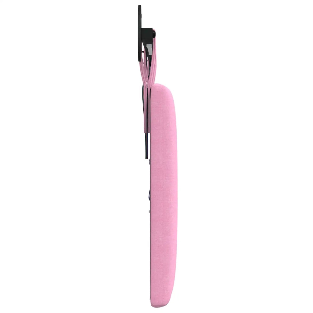 Testiera | Testata sospesa Con luce LED Rosa Tessuto