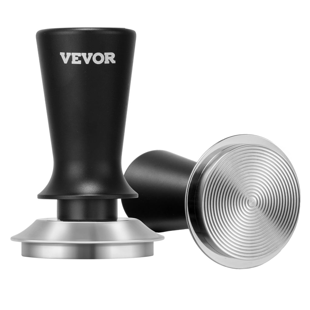Pressino da caffè 53 mm a molla 13,6 kg in acciaio inox e lega di alluminio, tamper espresso manuale ed ergonomico per casa e bar