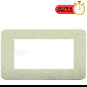BTicino Matix Placca 4 Posti Acquamarina AM4804SQ