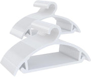 Hangers in plastica - 100 pezzi, Spazialmente efficienti e sostenibili