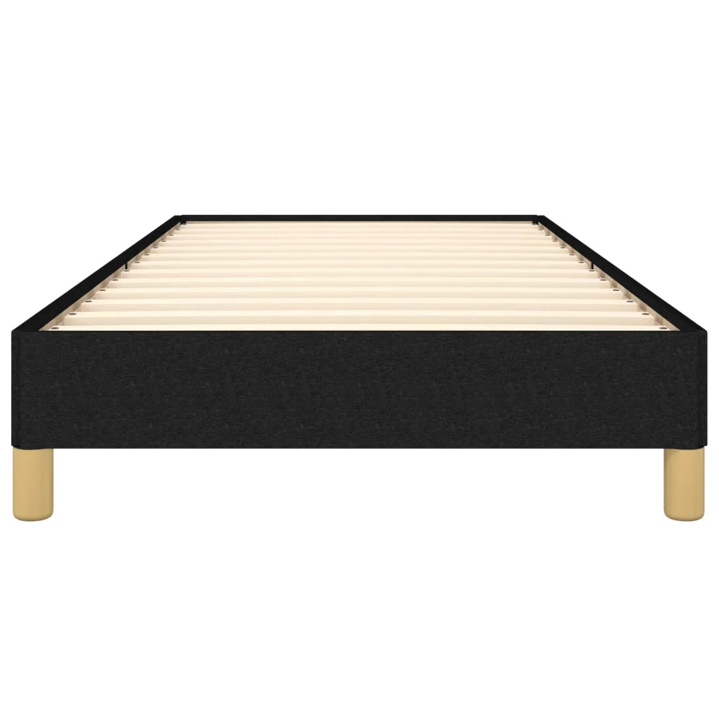 Giroletto senza Materasso-Struttura Letto Nero 80x200 cm Tessuto 162858