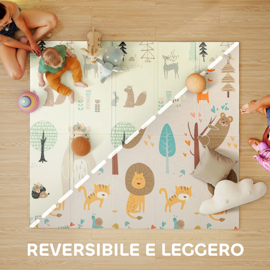Tappeto per Bambini ¨C Minimal ¨C Multicolore, XPE, 196x176x1.5 cm