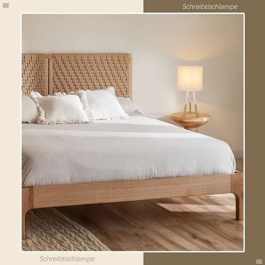 ZMH Lampada da tavolo LED E27 per camera da letto comodino