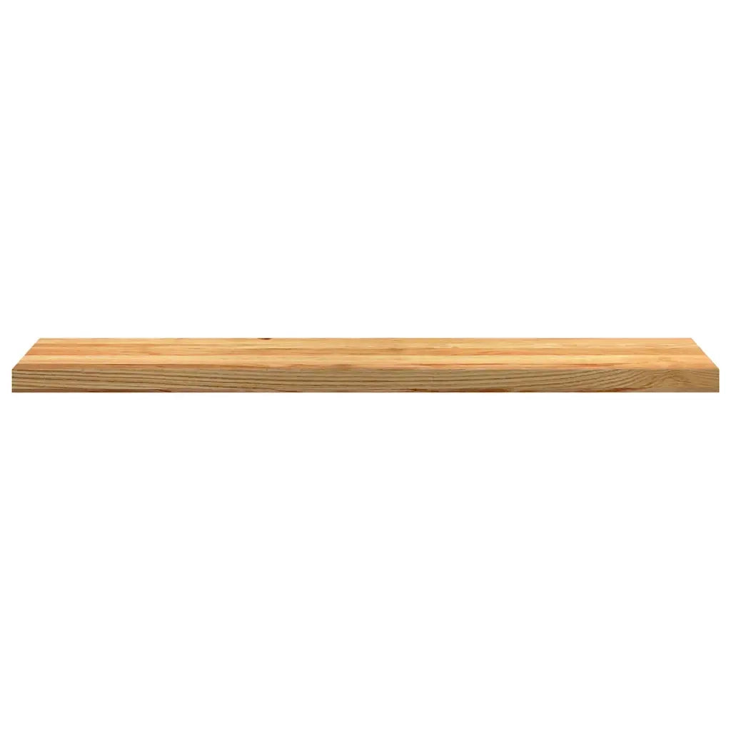 Gradini 2 pz | Tappetini per scale autoadesivi Marrone Chiaro 120x25x2 cm Legno Massello Rovere