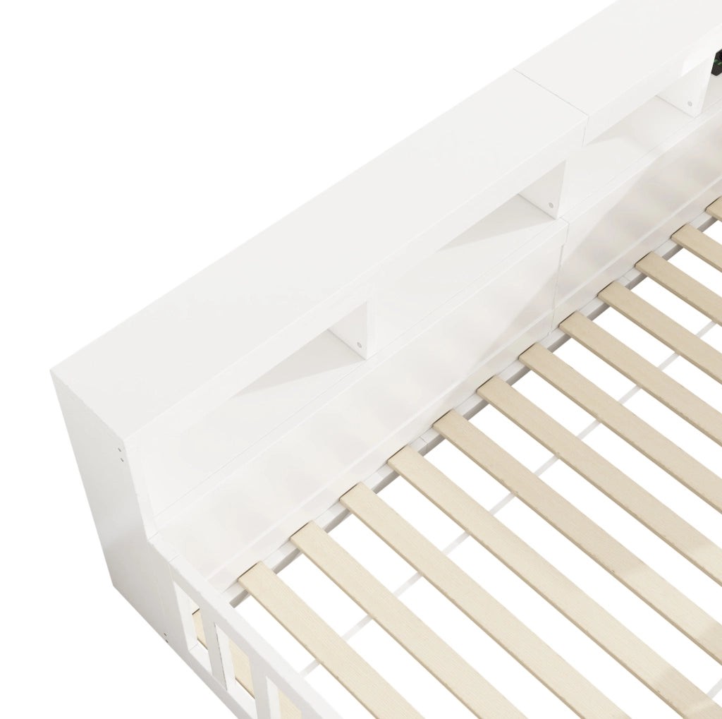 LETTO DAYBED 90x200 cm in pannello di legno bianco