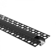 Profilo LED GP-02 incasso nero diffusore nero 2m Ecolight