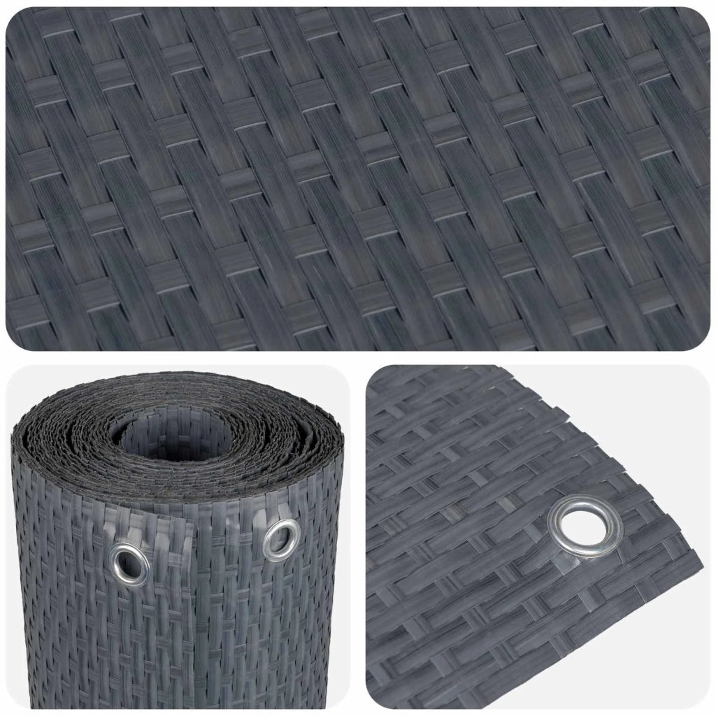Schermo per Balcone con Occhielli Antracite 42032633