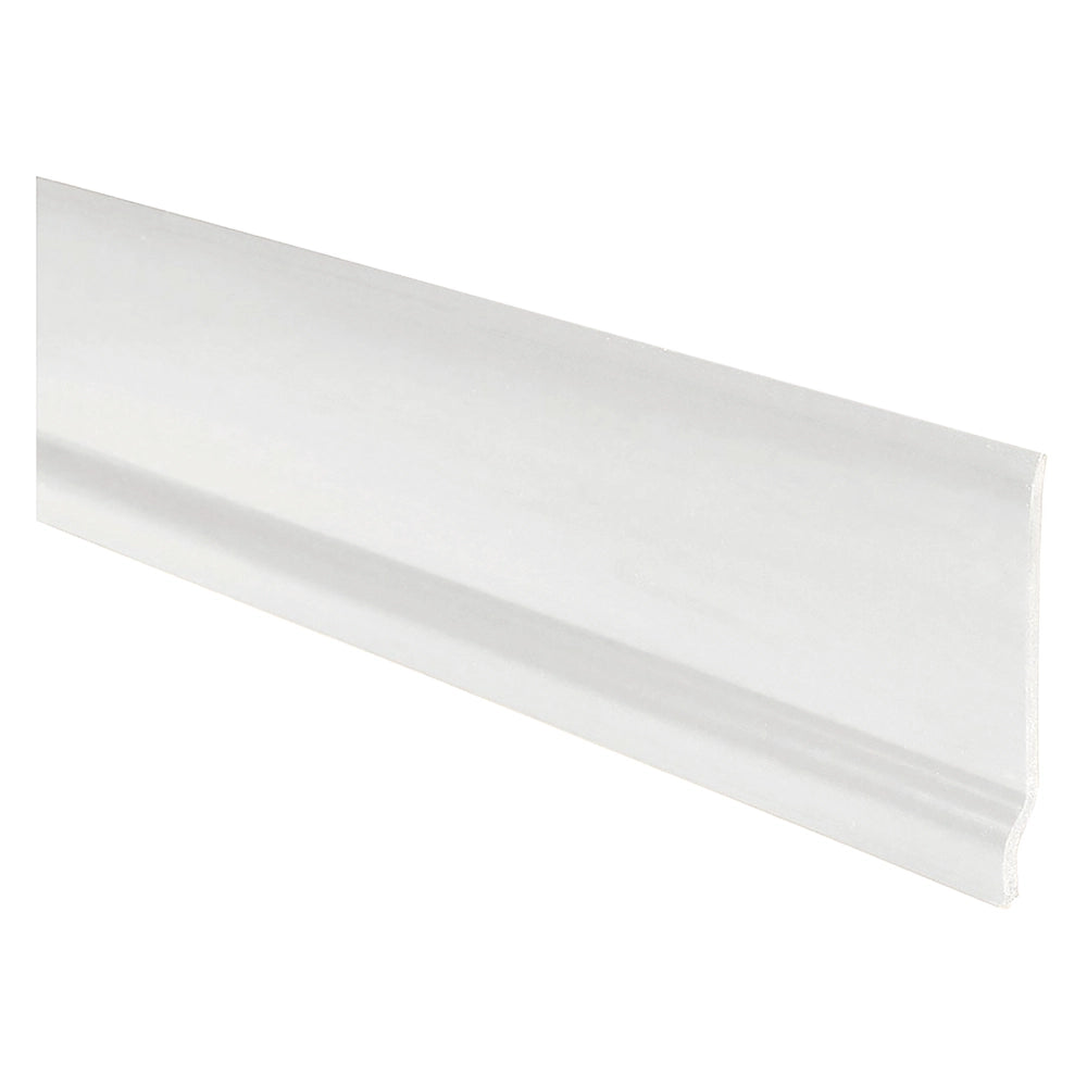 BATTISCOPA RESINA ESPANSA 85x9 mm  - bianco- 10 pezzi  - COLOREA