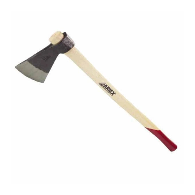 ARIEX M69363 Scure da Taglio con Testa in Acciaio Forgiato Temprato e Manico in Legno Verniciato 90 cm colore Legno