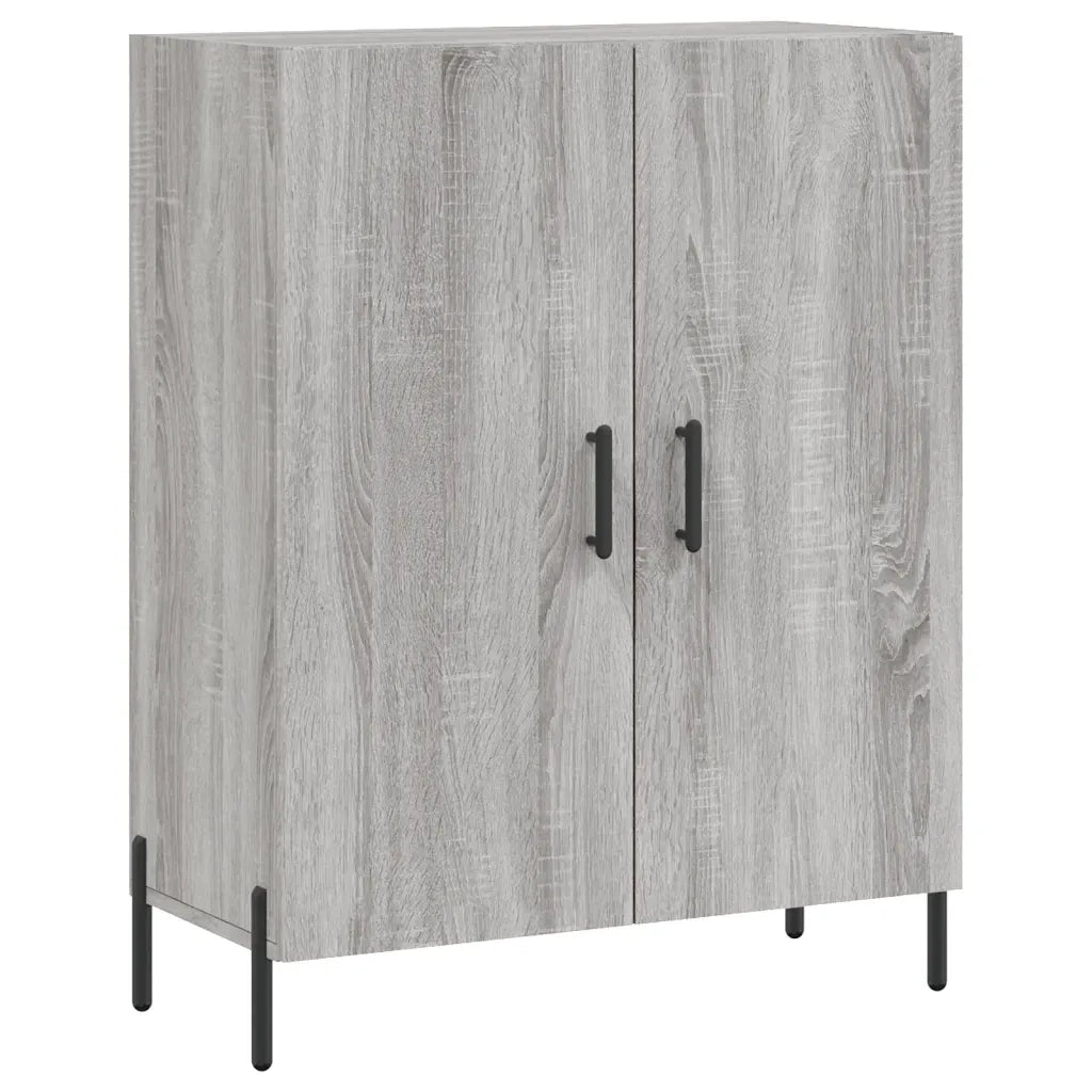 Credenza | Madia | Buffet da pranzo | Armadio da pranzo Grigio Sonoma 69,5x34x180 cm in Legno Multistrato
