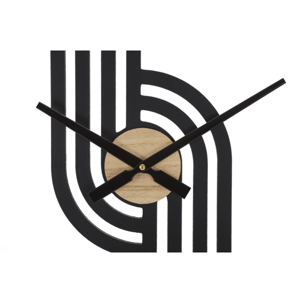 Orologio da Parete VKH269, Nero, Metallo, 60x2,5x60 cm