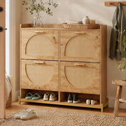 Scarpiera salvaspazio in MDF 108,5x24x100 cm