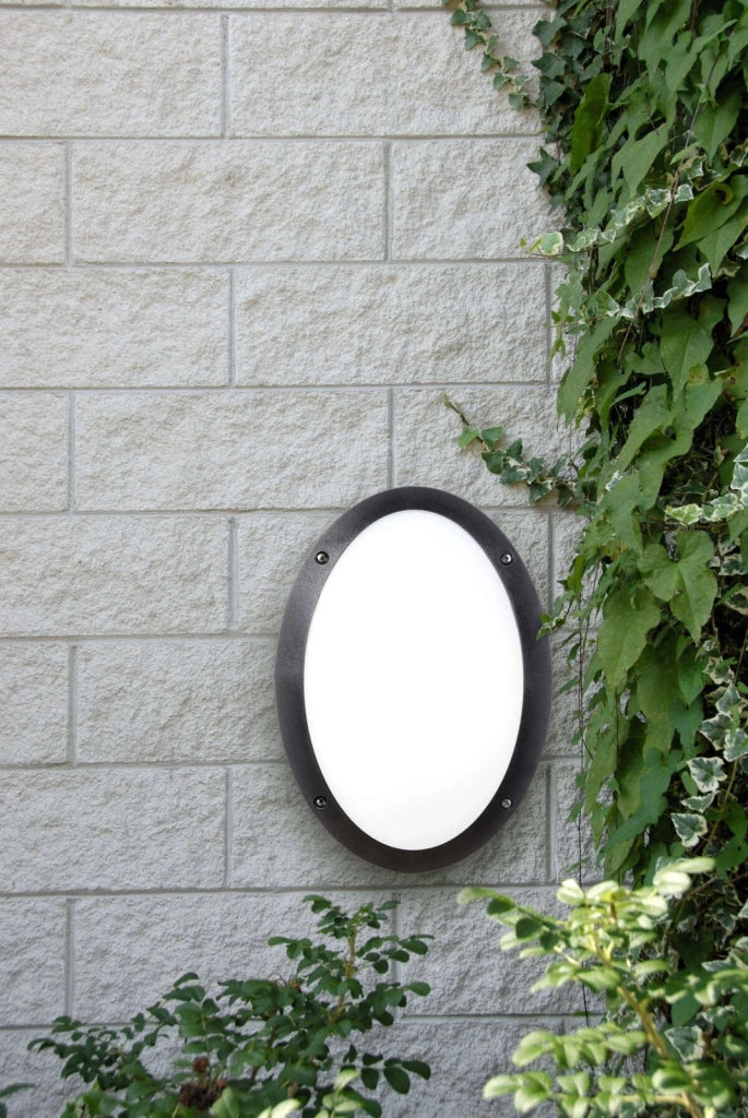 MILANO APPLIQUE PARETE 1 LUCE NERO IP66 ATTACCO E27