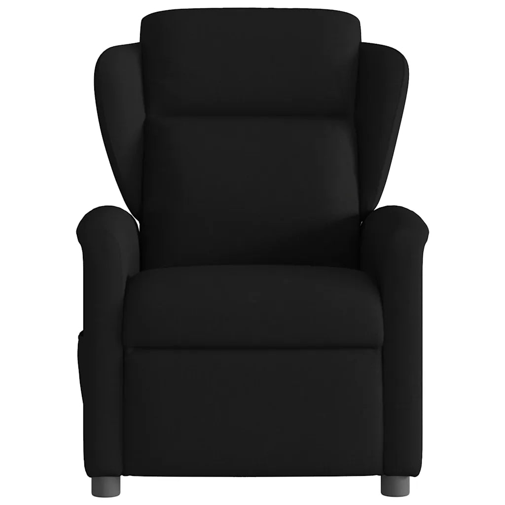 Poltrona Elettrica Reclinabile Nera in Tessuto 3303116