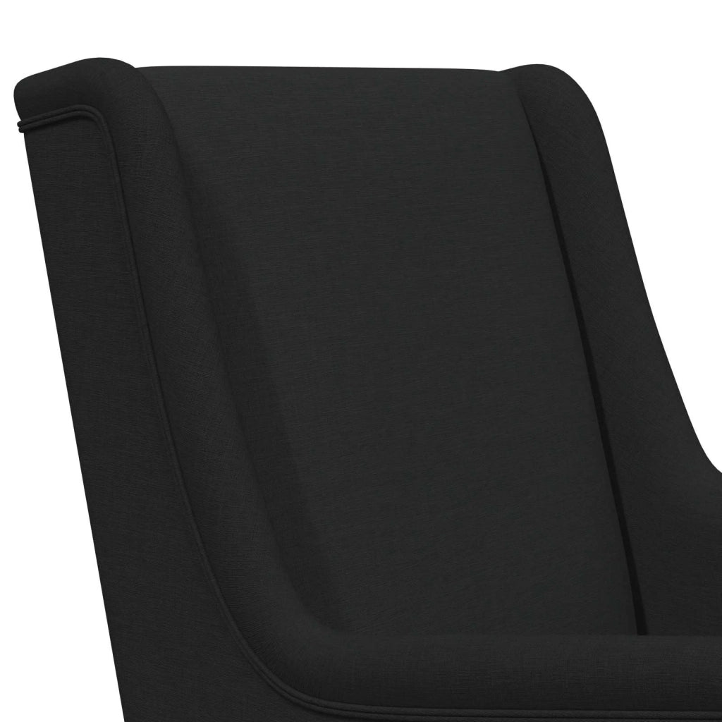 Sedia a dondolo Nero 62 x 80 x 85 cm Tessuto 42029964