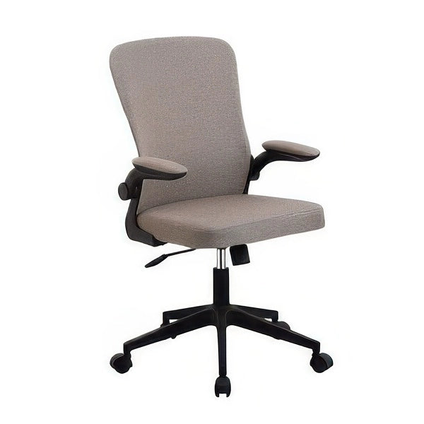 Sedia Ufficio Alice Tortora con Braccioli e Pistone a Gas Altezza 94-104 cm