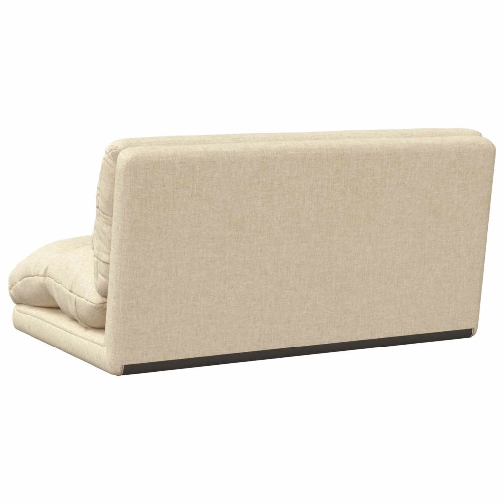 Sedia da Pavimento Crema 110 x 82 x 55 cm Tessuto 42028207