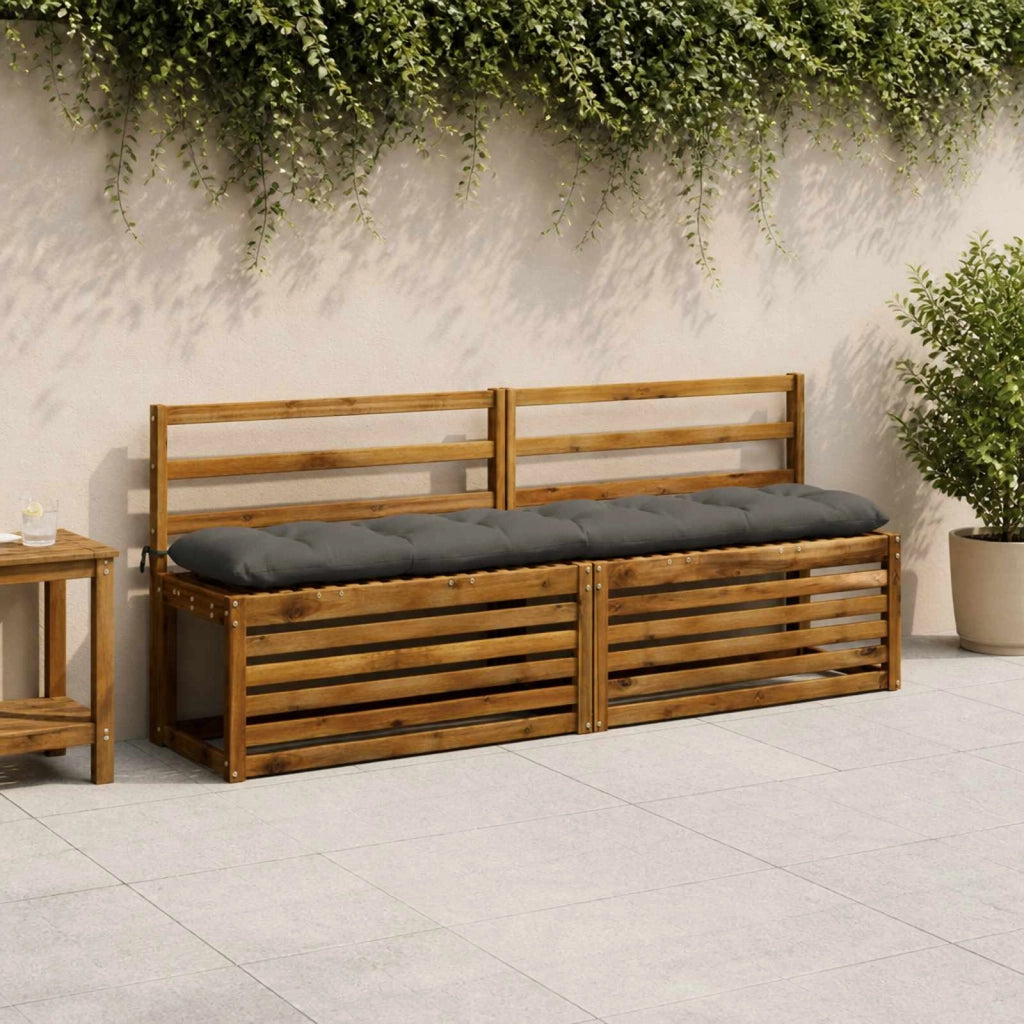 Cuscino per panchina VIANEN 100% Poliestere Antracite 953152