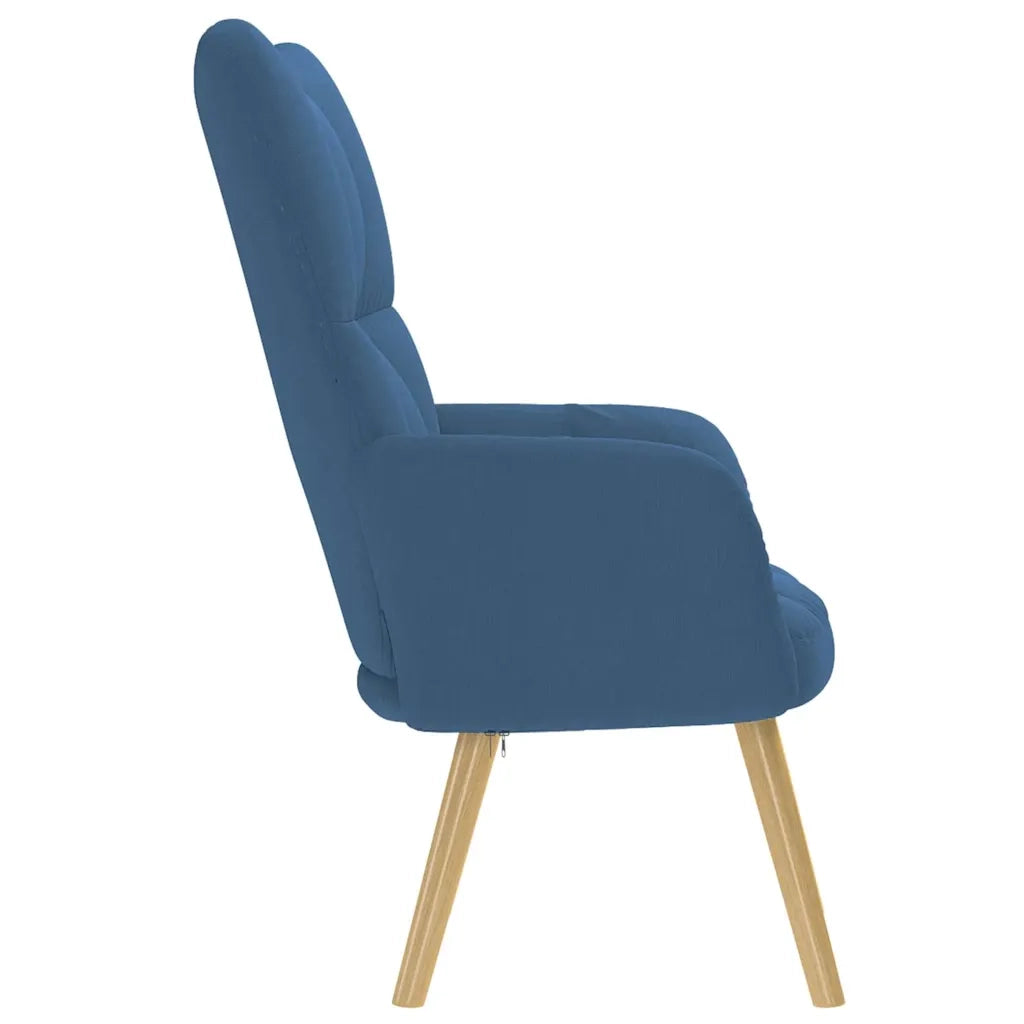 Sedia Relax Blu in Tessuto 4016775