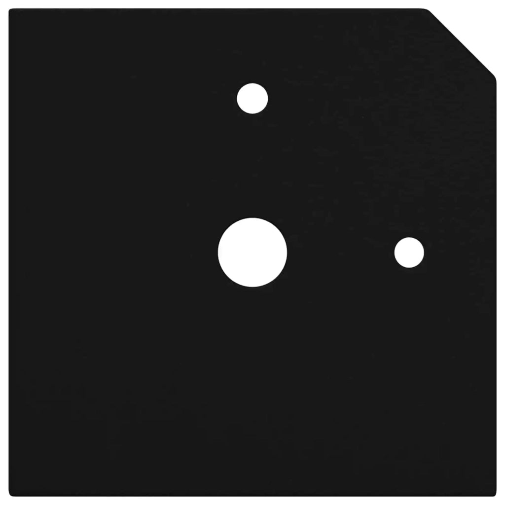 Piedi in piedi 12 pcs Nero 57 x 57 x 100 mm Ferro 864797