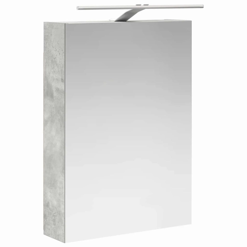 Set di Armadi da Bagno 5 pz Grigio Cemento Legno ingegnerizzato 3406354