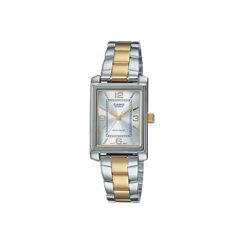 Orologio casio ltp 1234psg 7aeg silver e gold