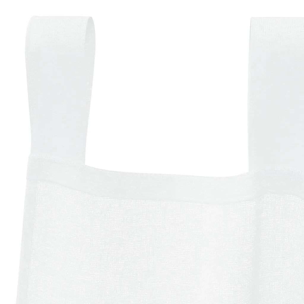 Tenda in Velo con tende 2 pcs Bianco 245 x 140 cm Poliestere 4108035