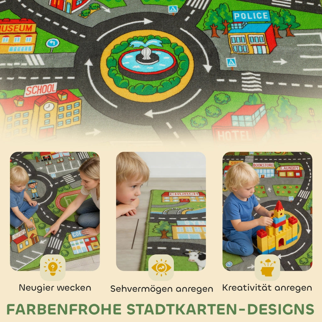 Tappeto gioco bambini ¨C Minimal ¨C 160x100x0,5cm